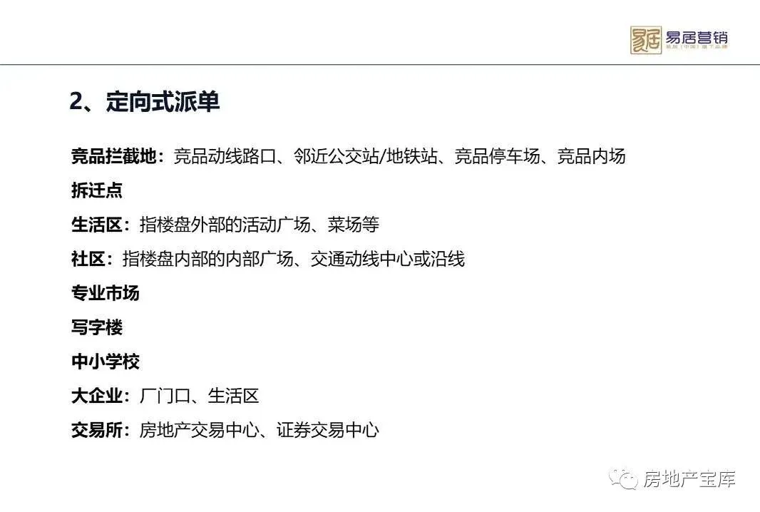 【干货】房地产派单拓客工作指引——执行篇