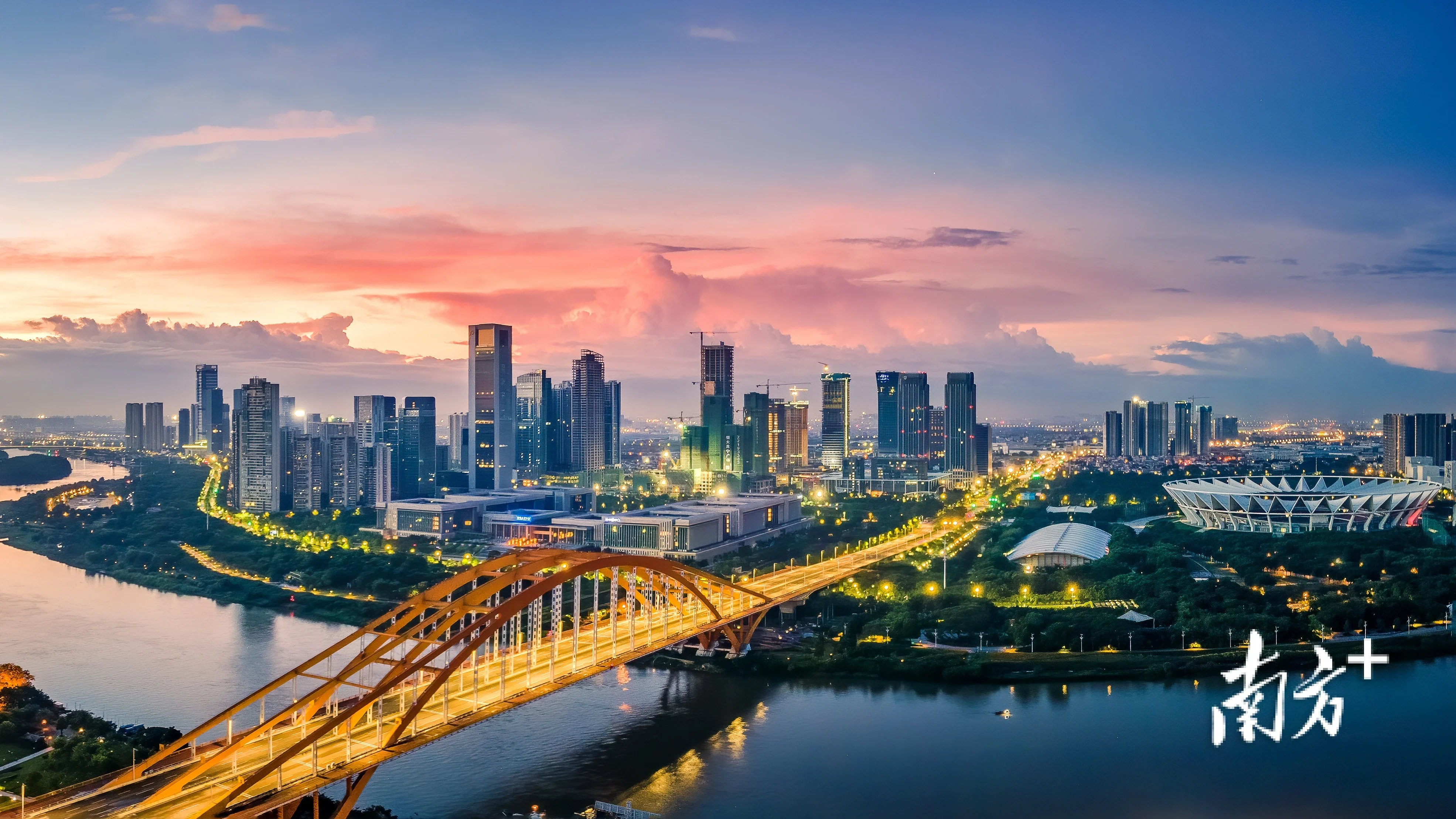 佛山小区夜景图片