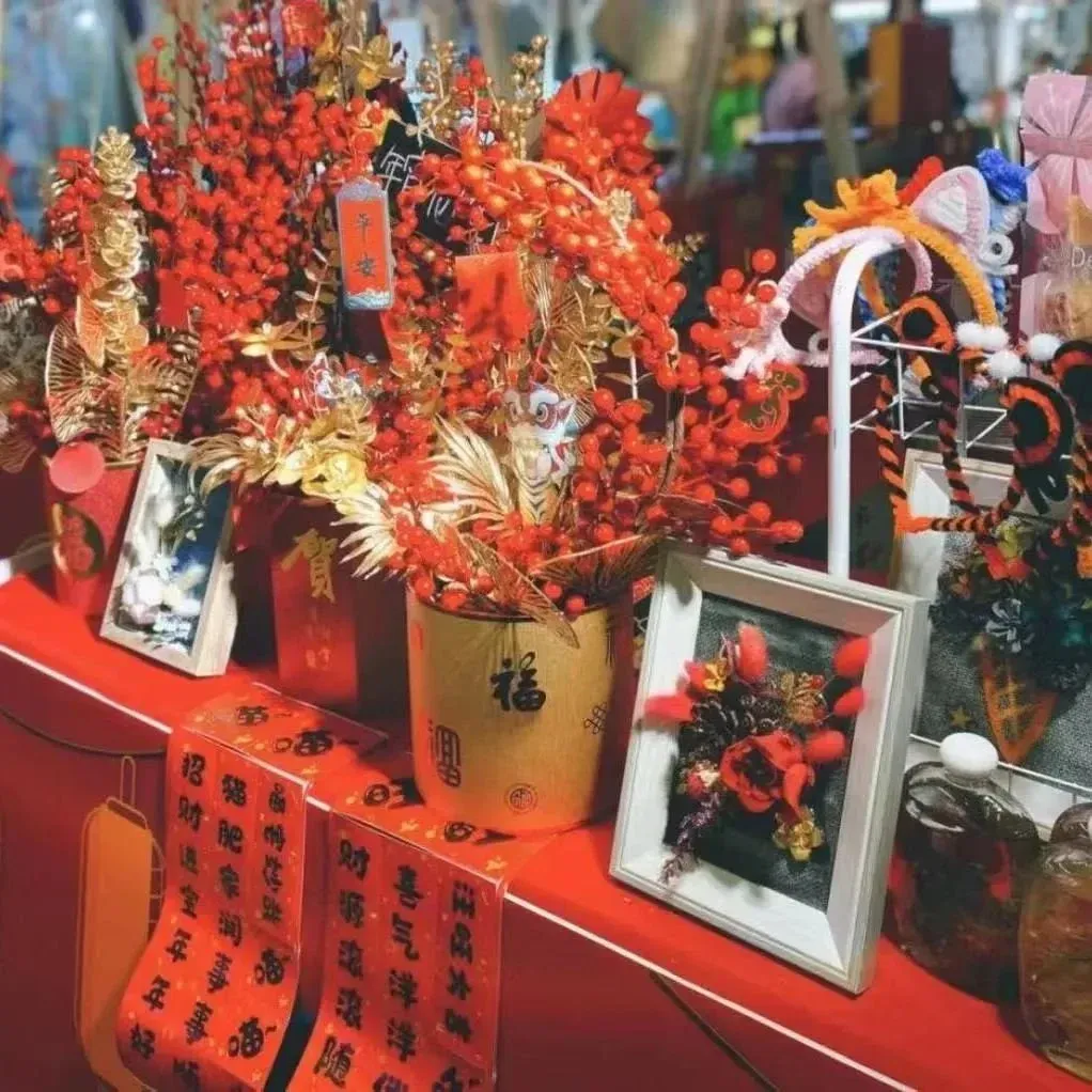 文创摊位车尾厢市集2023白云湖迎春花市来了