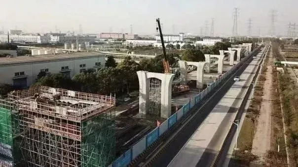 太仓首条高架工程全速推进