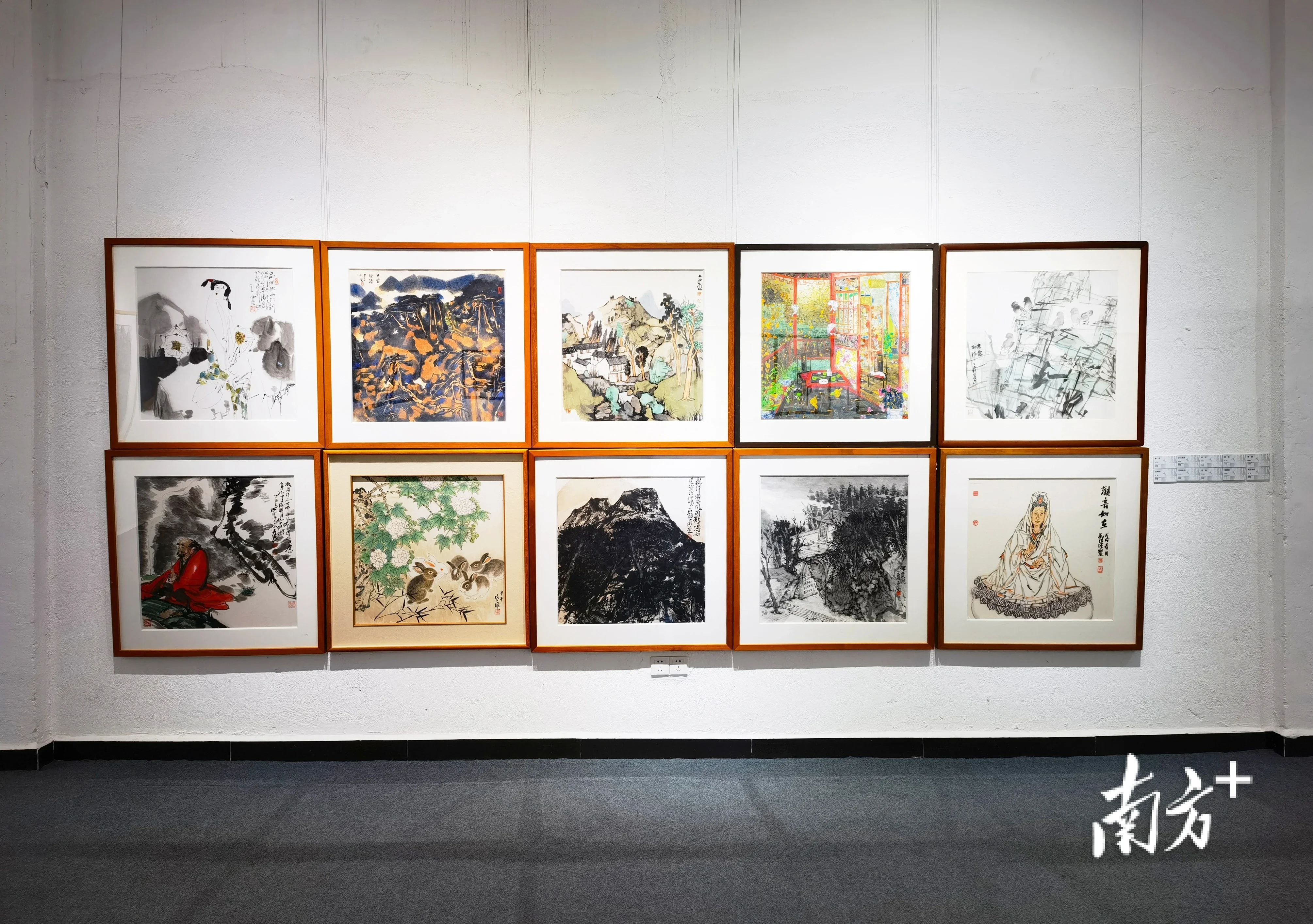 春节去看展当代中国画系列大展在佛山展出