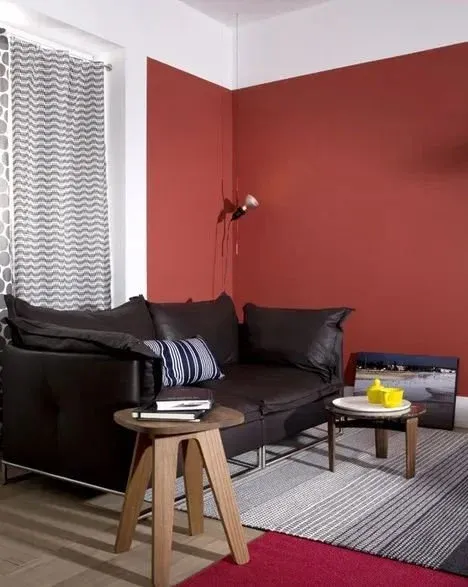 同时,新年红可以搭配灰色或者浅色系家具,使整体空间更加明亮,灵动