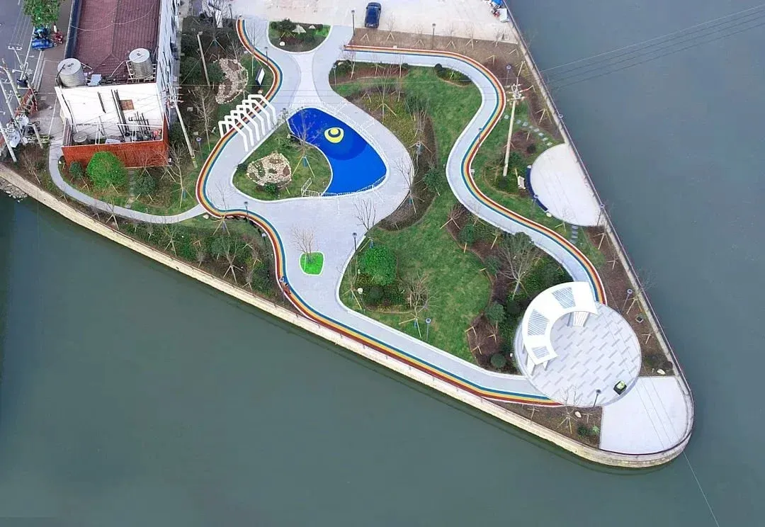 科教新城这里新建了一个口袋公园你打卡了吗