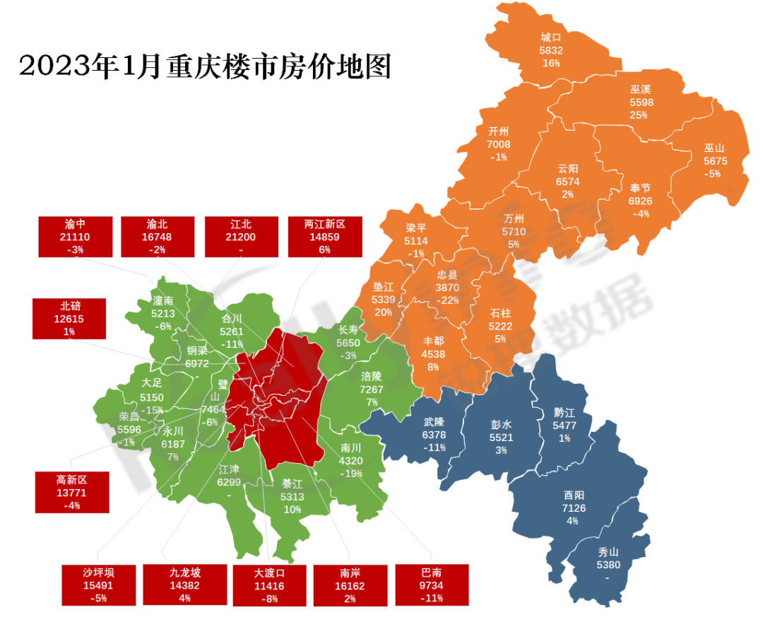 重庆房价分布图图片