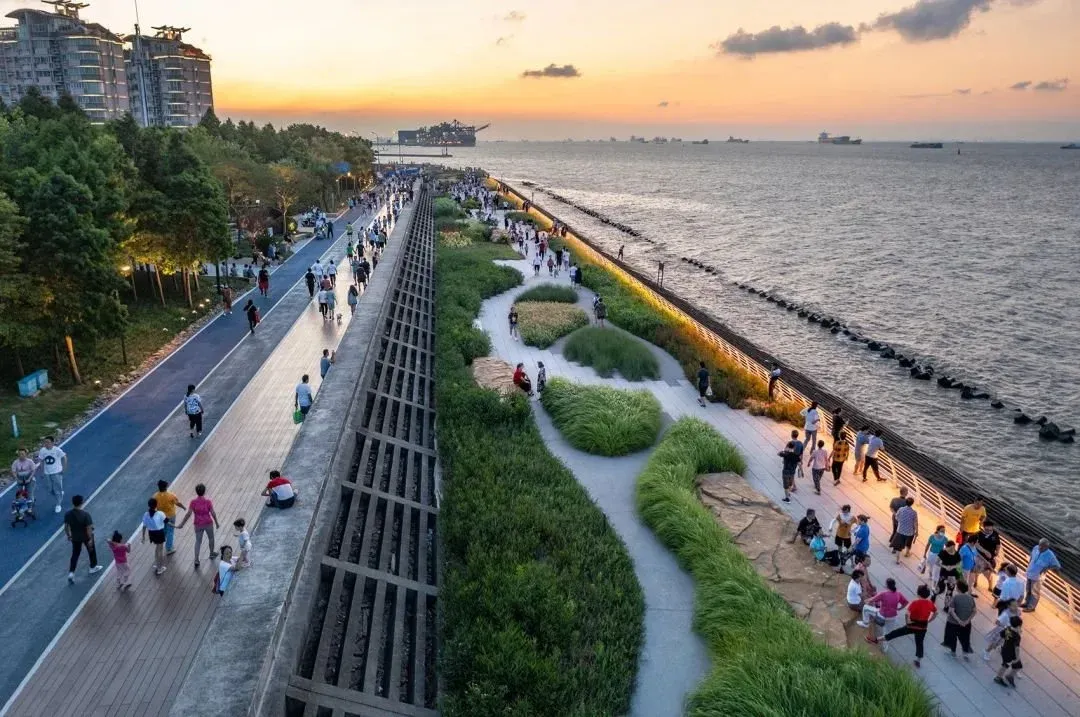 宝山滨江(一期)岸线的生态化与市民化转型 实景-房产资讯-房天下