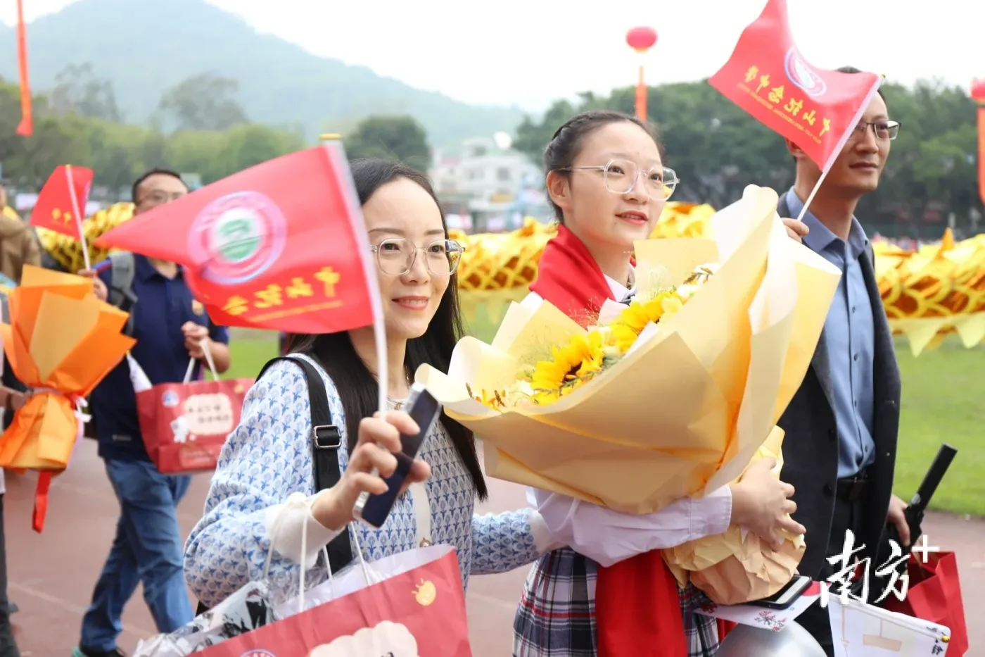 中山纪念中学副校长梁世锋. 南方  曾艳春 拍摄"十八而志