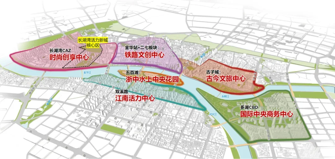 20万方新城规划公布金华长湖湾片区迎来大发展