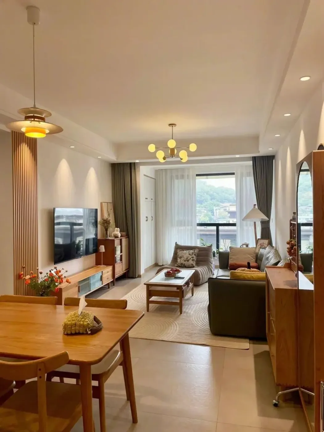 小清新的原木风格真的很适合小户型装修颜值与实用并存