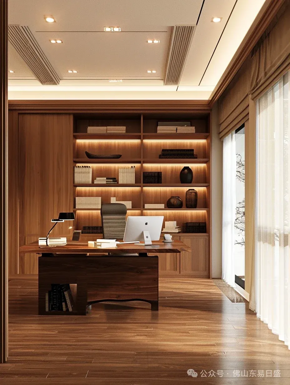 设计灵感商务范儿的书房就是够气派