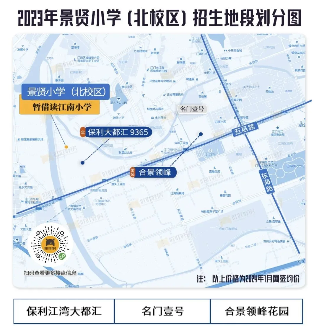 景贤小学北校区在江南路旁,景贤小学北校区已经在加快建设中,进入
