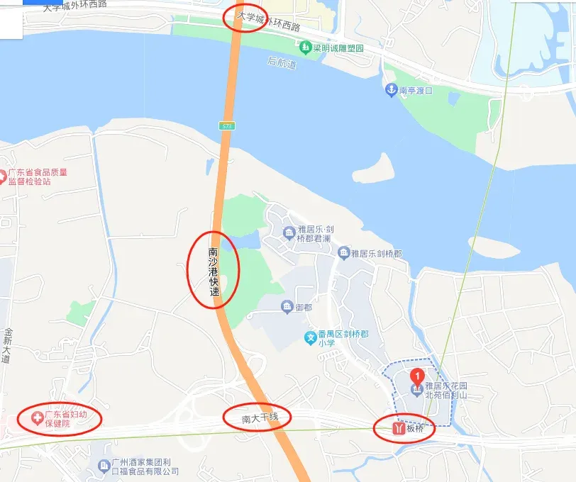 南大干线通车上班快3字头置业剑桥郡