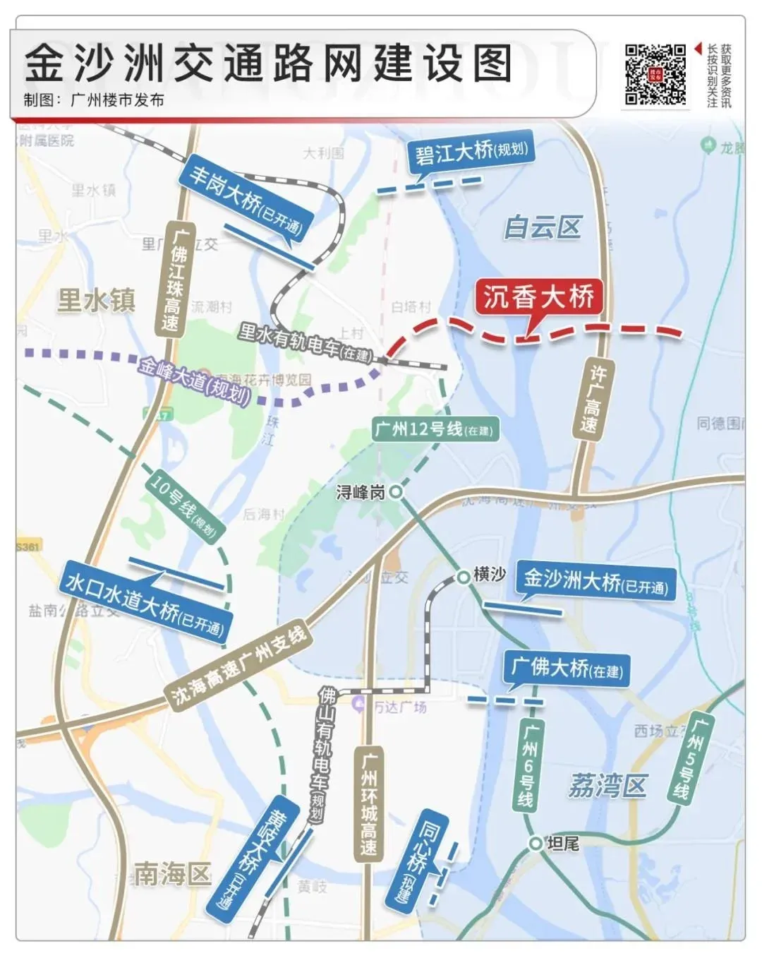 沉香大桥环评获批!洲民:盼到脖子都长了.