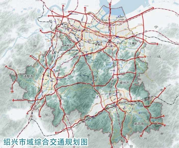 15分钟上高速!半小时通勤!杭绍甬一体化发展…一图读懂绍兴最新规划!