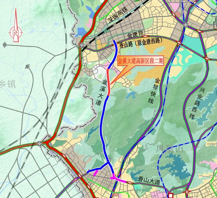 高新区规划新建隧道!前环→后环第3条通道!