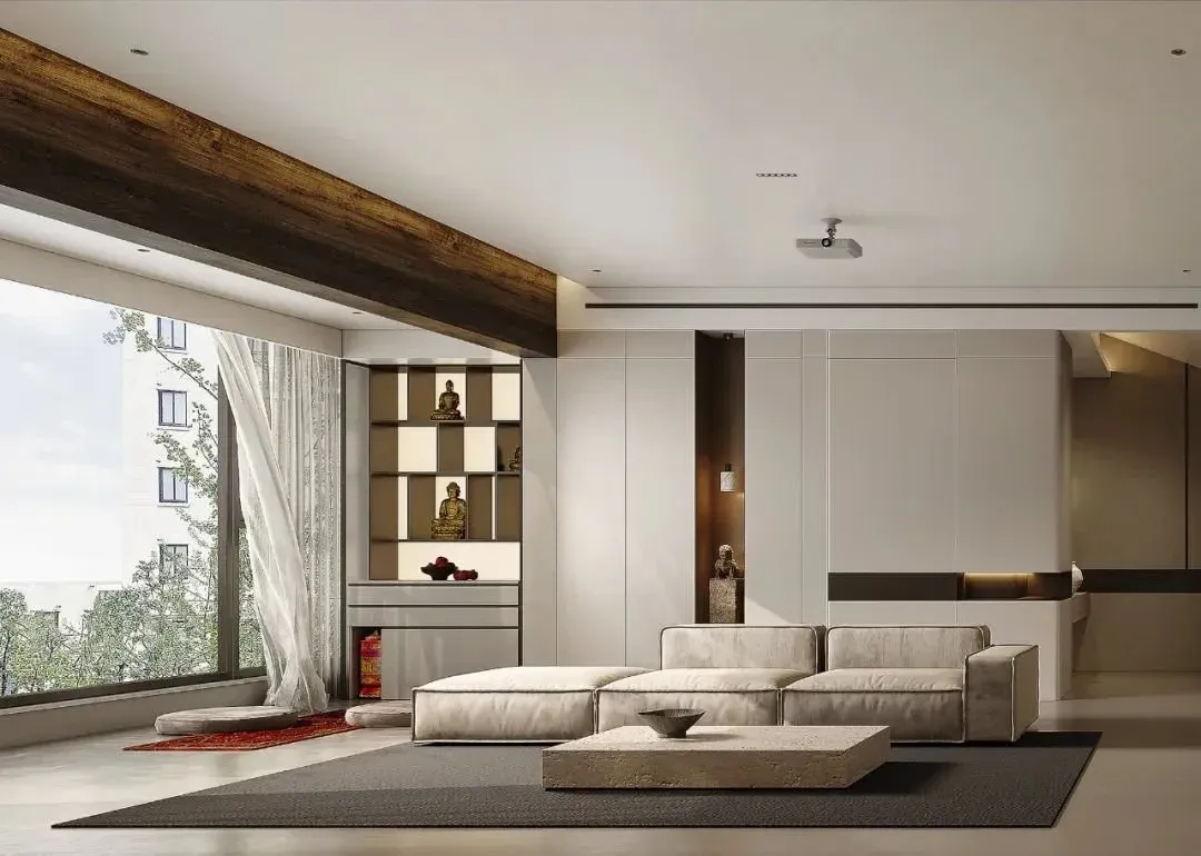 东易日盛新作· 奥园麓语|145平三居现代极简风格