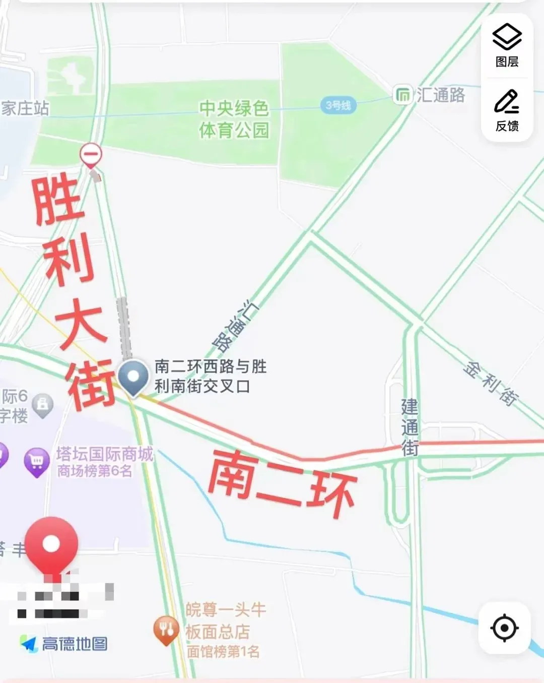 南二环胜利大街 部分区域今晚开始施工