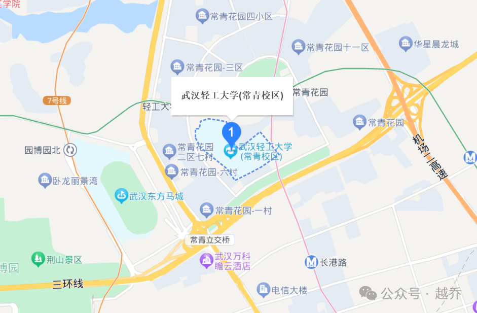 武汉职业技术学院地图图片