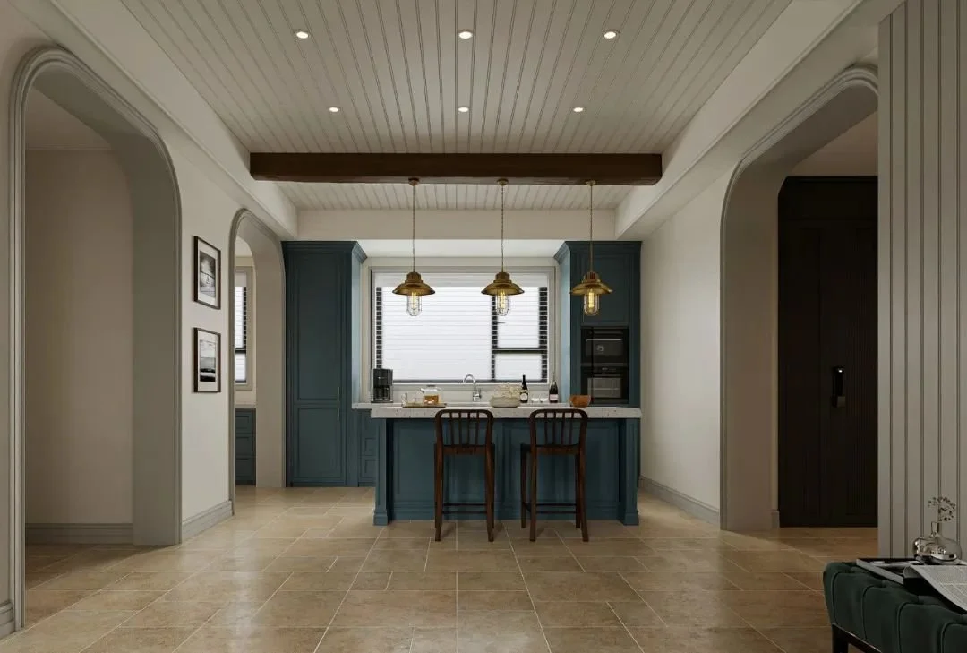 东易日盛新作·保利心语|435平别墅美式风格