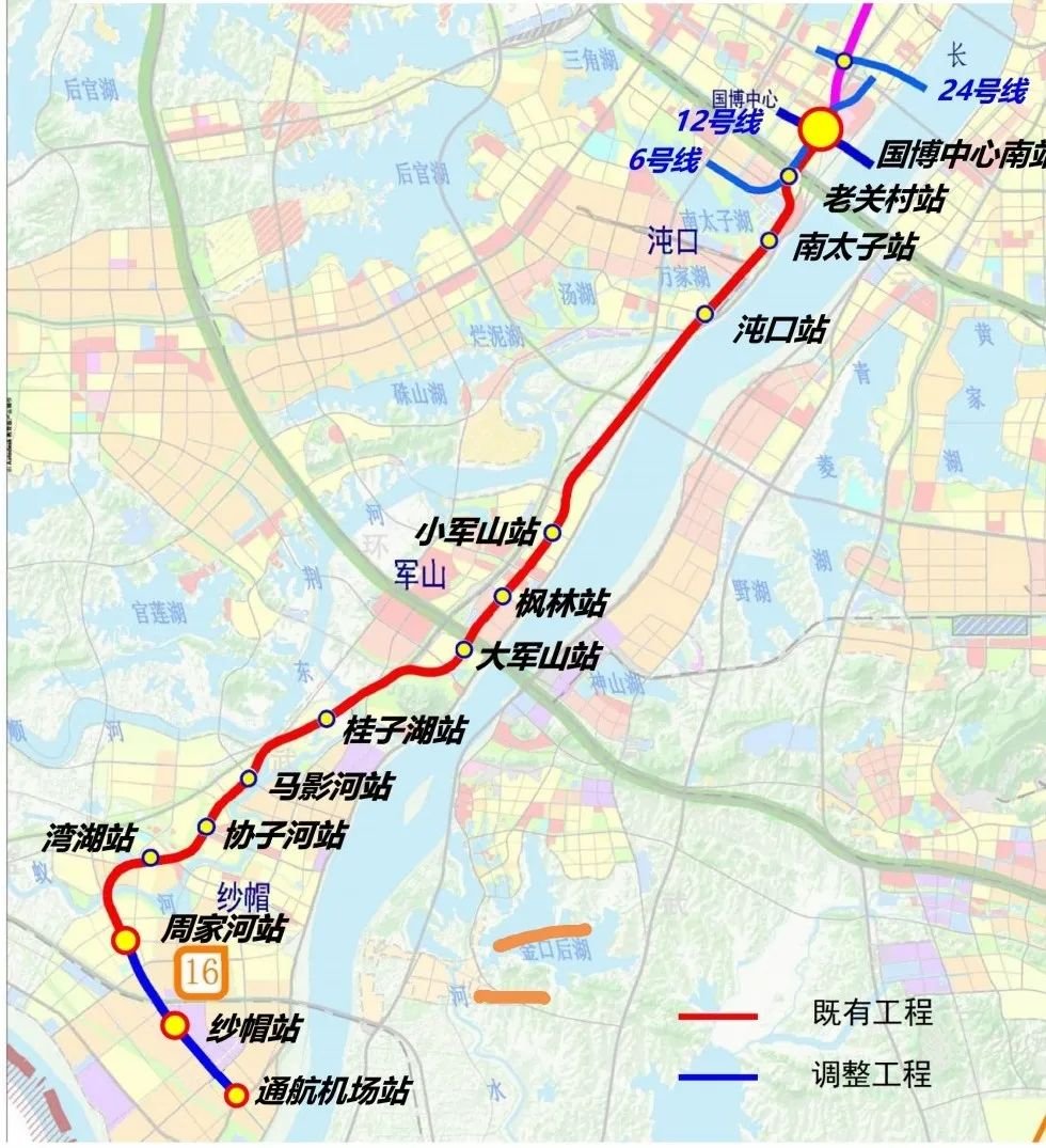 【越乔】了解,2021年12月26日武汉地铁16号线正式开通运营,东荆河