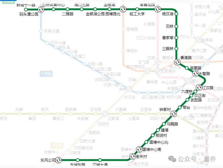 武汉地铁六号线延长线图片