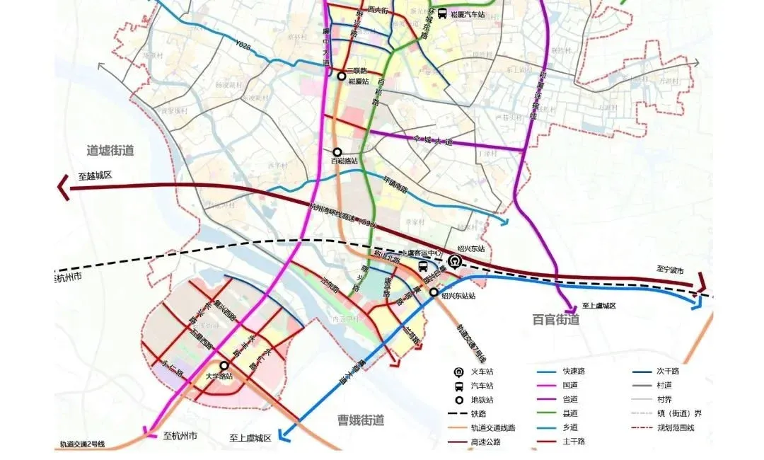 最新规划!崧厦设3个站点!上虞地铁7号线线路图来了!