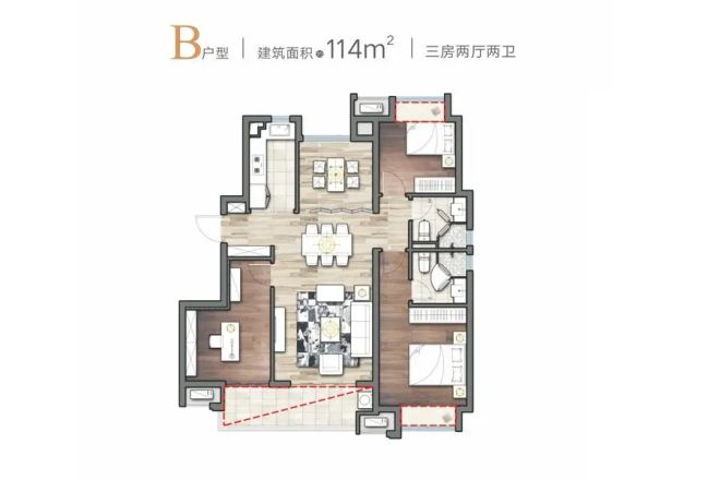 龙湖春江悦茗户型图
