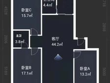 前光里南北通透三居室,122平仅售66万,价格可议