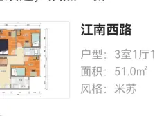 海珠 江南西小区 3室1厅