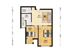 世纪龙庭A区,商品房老本 2室1厅1卫