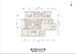 域杰.星河湾4室2厅1厨2卫建面183.00㎡