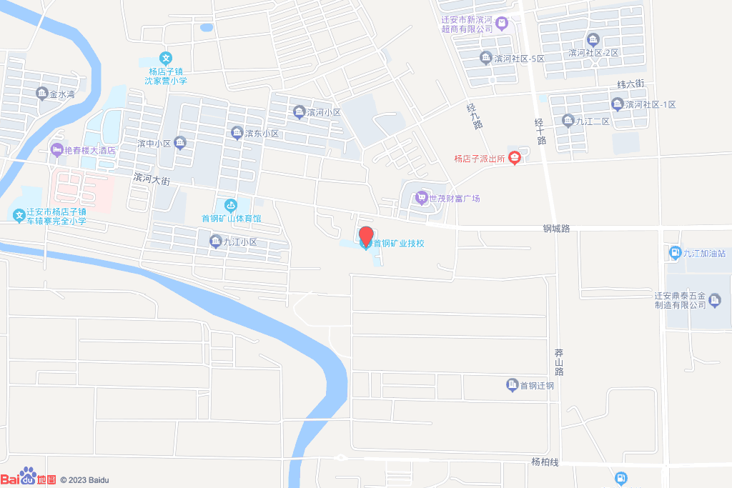 滨河印象小区交通图