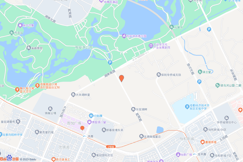 深业东樾府交通图