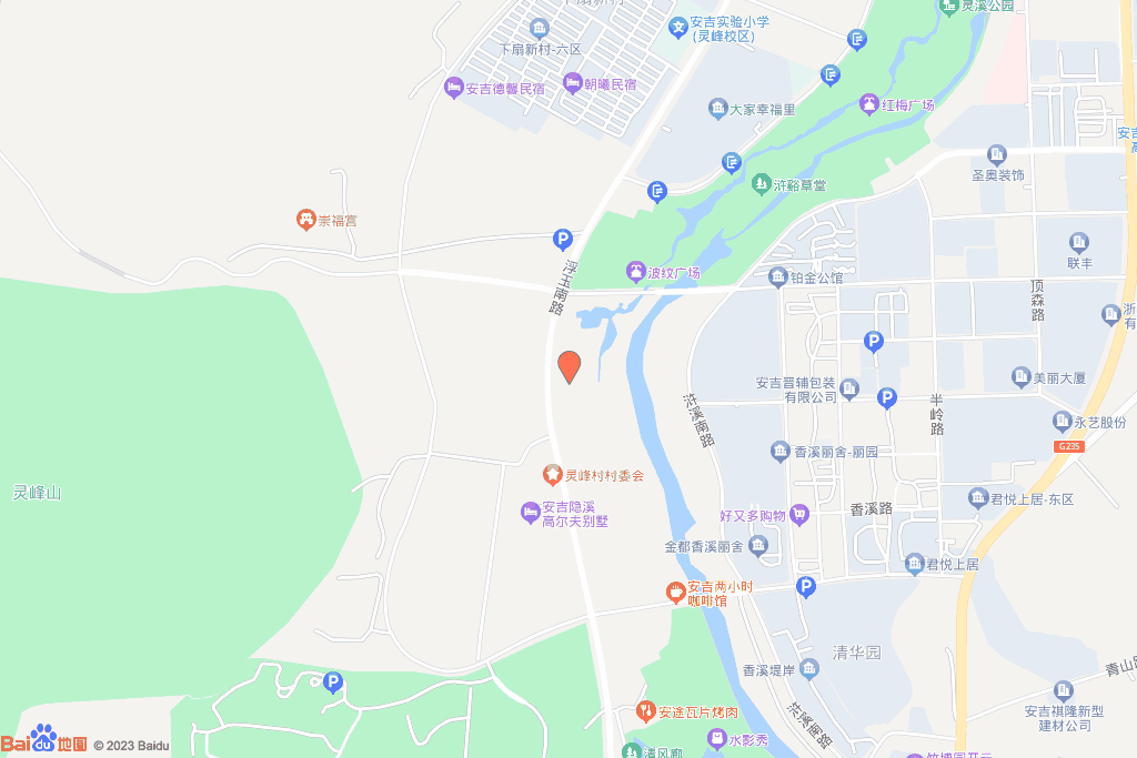 灵峰街道2022-61地块交通图