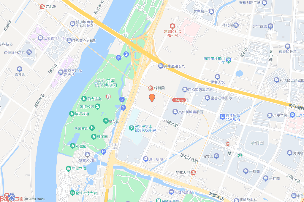 绿城华发金陵月华交通图