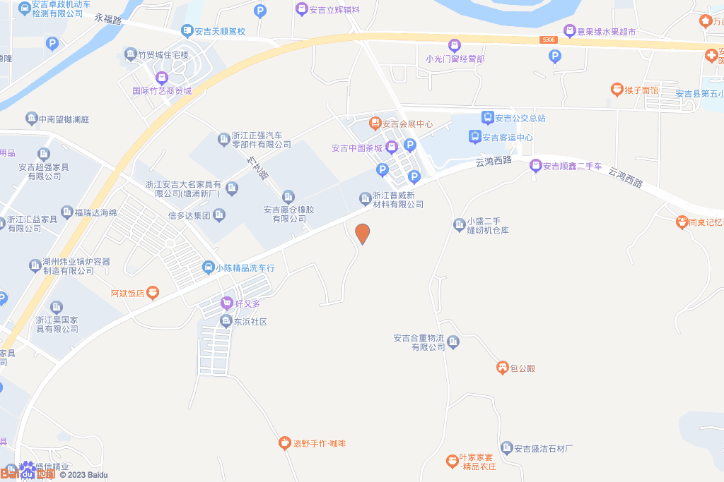 安吉县递铺街道2023-17地块交通图