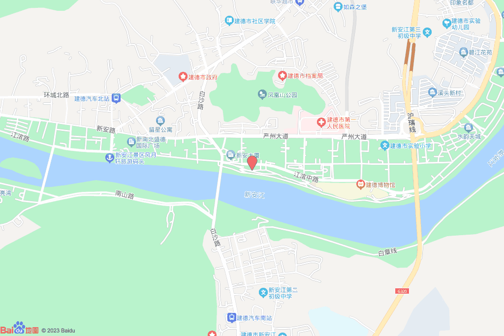 新安学府交通图