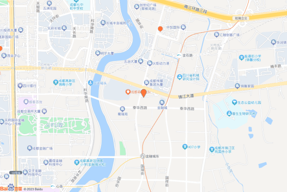 保利天府和颂二期交通图