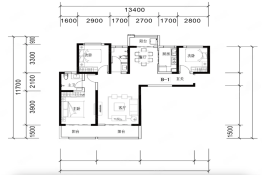 天知·观澜郡3室2厅2卫建面128.00㎡