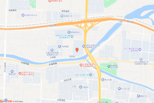 古城西路以北、胜利大街以西、太平河以南交通图