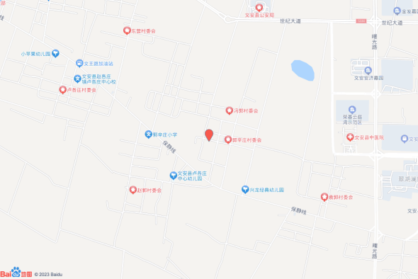 文安镇赵村交通图