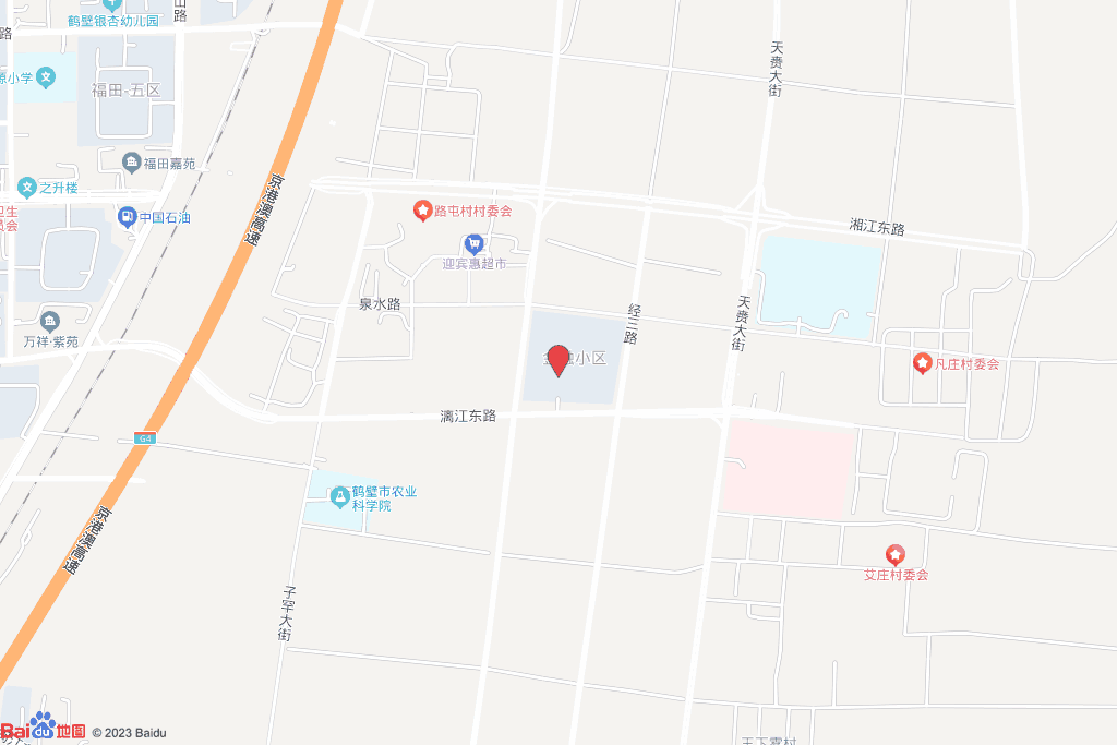 鹤东·金融小区交通图