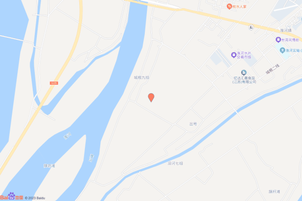 淮河镇工业集中区南侧地块六交通图