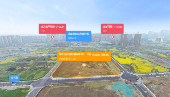 交投溪雲善成实景图