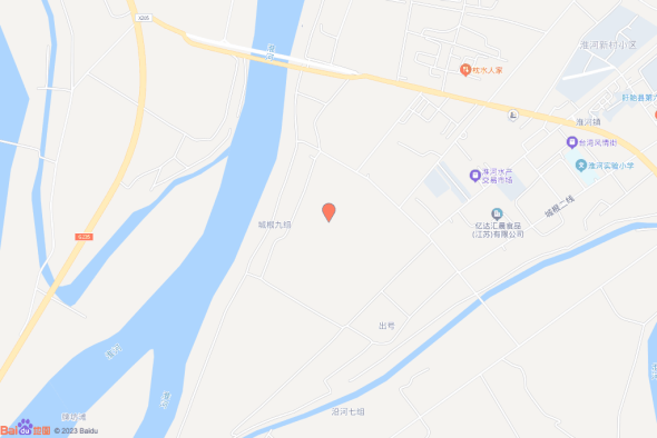 淮河镇工业集中区南侧地块四交通图