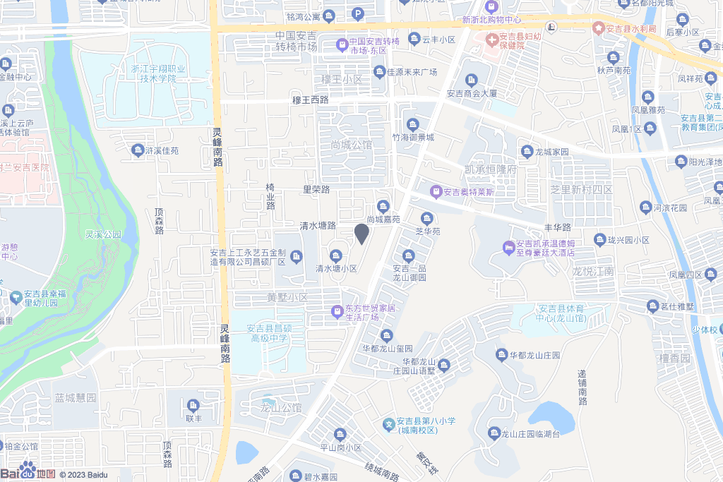 安吉县灵峰街道2022-47地块交通图