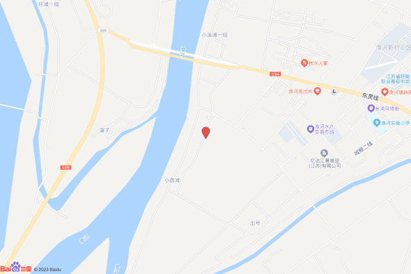 淮河镇工业集中区南侧地块一交通图