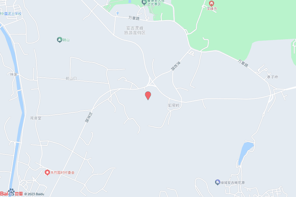 安吉县灵峰街道2020-56-2地块交通图