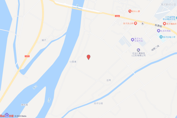 淮河镇工业集中区南侧地块五交通图