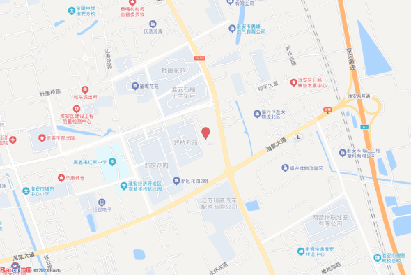 淮安区石榴玉兰湾南侧地块一交通图