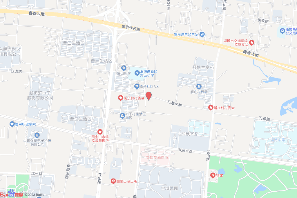 370303008008GB00055[高新区2022（增量）-009号］交通图